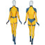 Marvel Ultimate Alliance 3 Crystal Crystalia Amaquelin Costume - Yellow Bodysuit Crystal Cosplay