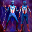 Spider-Man Costume - Captain America Crossover Bodysuit Spider-Man Cosplay