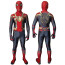 Spider-Man No Way Home Spider-Man Integrated Suit Costume - Red Gold Blue Bodysuit Mask Spider Man Cosplay