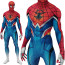 Marvel Rivals Spider-Punk 2099 Costume - Bodysuit Mask Spider-Man Cosplay