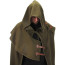 Wizard Elven Cloak Costume - Brown Medieval Cloak Cosplay