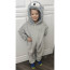 Kids Grey Mouse Costume - Onesie Jumpsuit Grey Mouse Cosplay