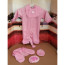 Baby Pink Poodle Costume InCharacter - Onesie Jumpsuit Pink Poodle Cosplay