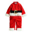 Baby Santa with Beard Costume InCharacter - Onesie Jumpsuit Santa with Beard Cosplay
