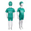 Kids Squid Game 001 Swimsuit Costume - Two Piece Green Swimsuit with Swimming Cap Squid Game Cosplay