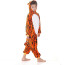 Kids Dark Orange Tiger Costume - Onesie Jumpsuit Dark Orange Tiger Cosplay