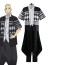 Boys Tokyo Revengers Ken Ryuguji Costume - Black & White Shirt Pants Set Tokyo Revengers Ken Cosplay