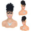 Bad Bunny Wig - Afro High Puff Wig Bad Bunny Cosplay Costume