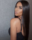 Kim Kardashian Wig - Long Black Straight Middle Parted Wig Kim Kardashian Cosplay Costume