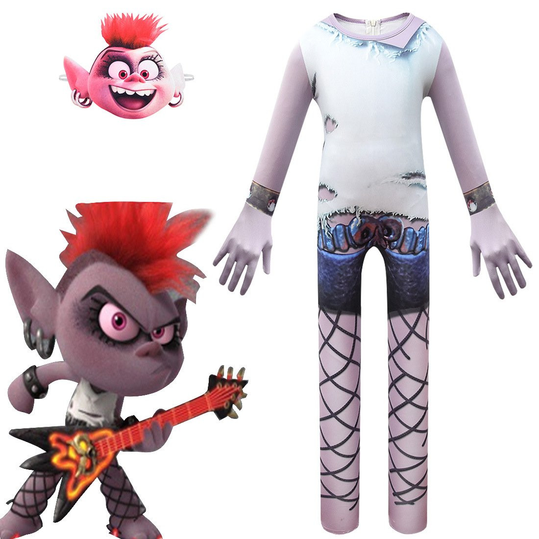 Trolls World Tour Queen Barb Costume