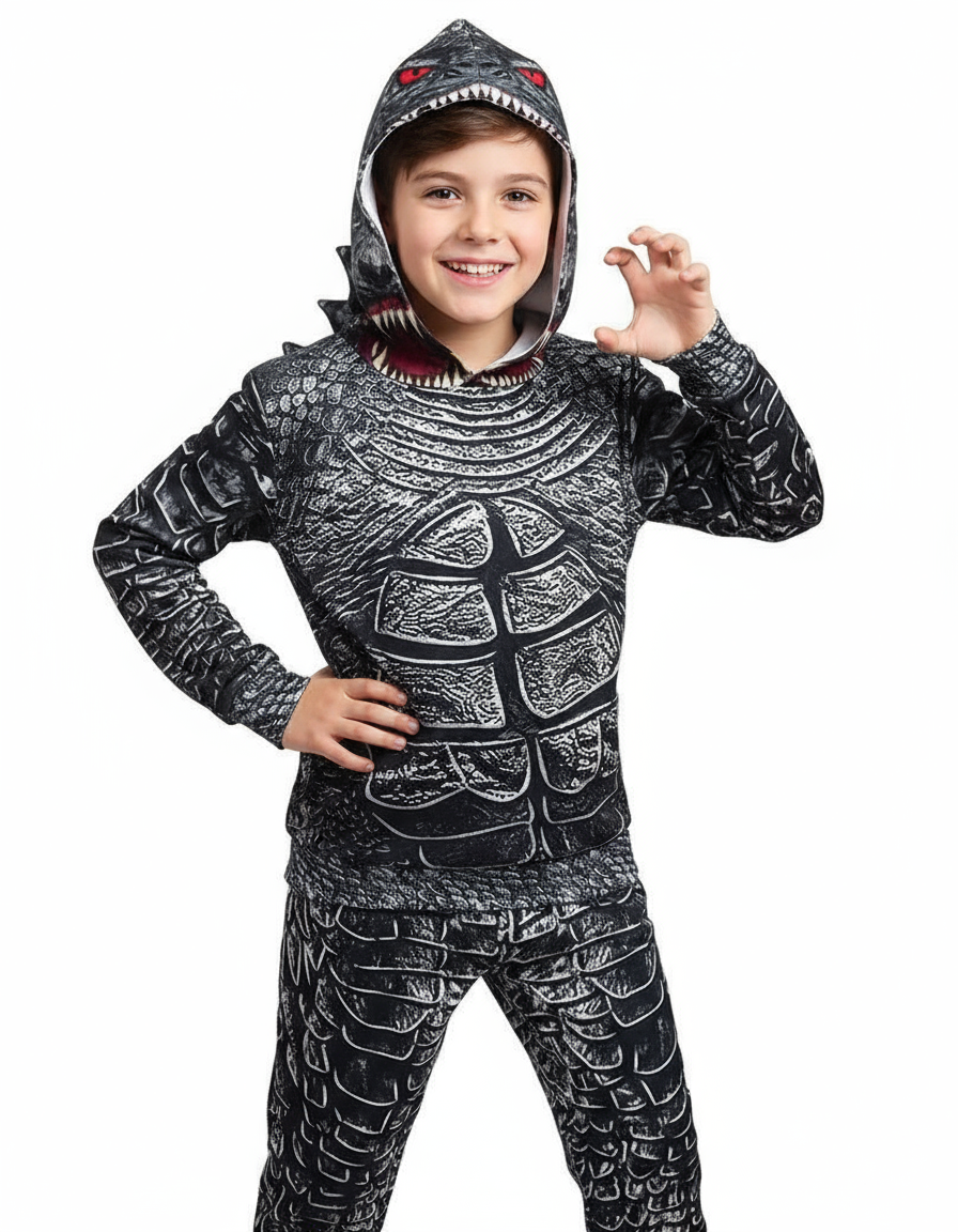 Kids Godzilla King of Monsters Costume - Hoodie Pants Set Godzilla Cosplay