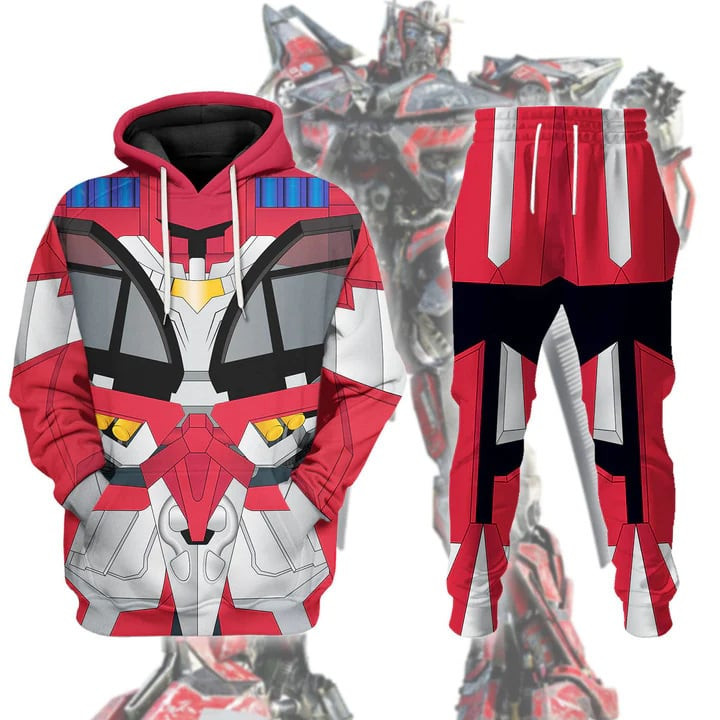 Transformers Sentinel Prime Costume - Hoodie Sweatpants Sentinel Prime Cosplay