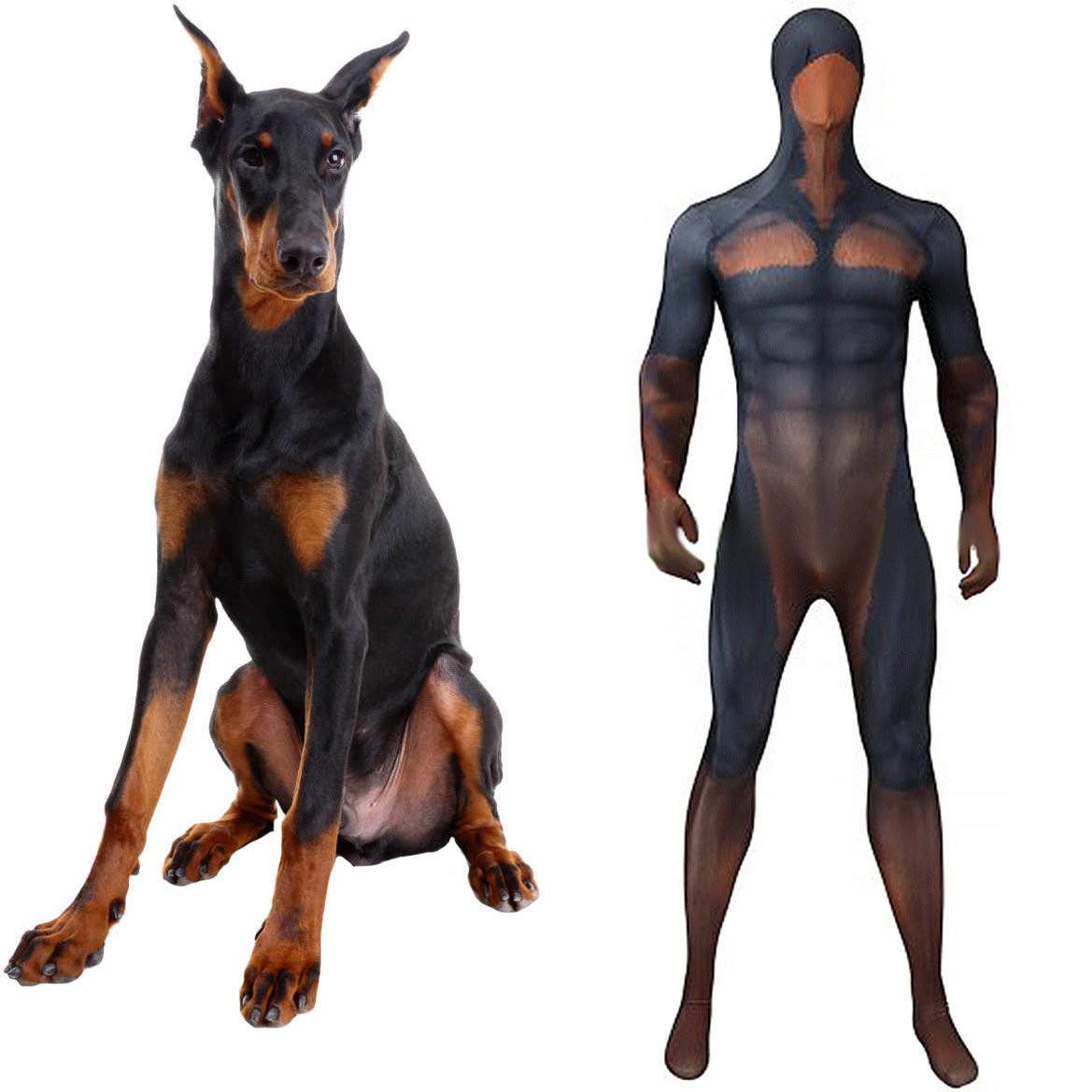 Dog Doberman Costume - Fullsuit Doberman Cosplay