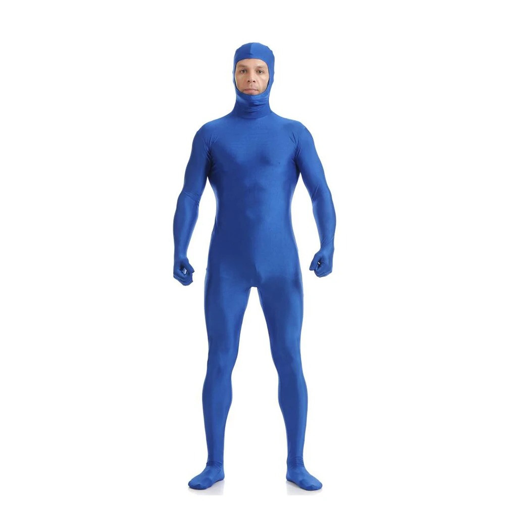 Navy Blue Full Body Suit Costume - Fullsuit Navy Blue Full Body Suit Cosplay