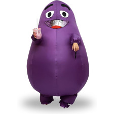McDonald Grimace Inflatable Costume - Purple Grimace Cosplay