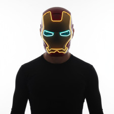 Marvel Iron Man LED Mask Prop - Iron Man LED Costume Cosplay Mask