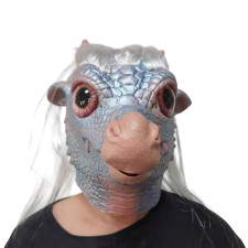 Dragon Mask Prop - Mystical Purple Dragon Cosplay Costume Mask