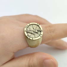 The Flash Movie Suit Ring - The Flash Cosplay Costume Suit Ring Prop