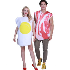 Bacon and Eggs Couples Costume