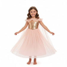 Girls Frozen Princess Elsa Pink Dress Costume - Pink Dress Elsa Cosplay