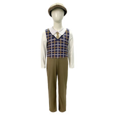 Grandfather Old Man Grandpa Costume - Striped Vest Set Grandfather Cosplay