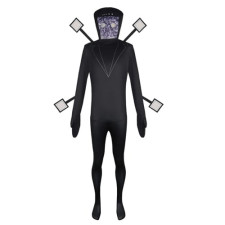 Skibidi Toilet Large TV Man Costume - Large TV Man Cosplay