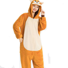 Sonic The Hedgehog Tails Costume - Onesie Jumpsuit Tails Cosplay