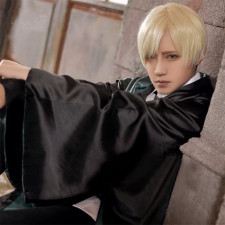 Draco Malfoy Wig - Short Light Blonde Hair Wig Draco Cosplay Costume