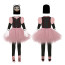 IF Blossom Costume - Pink Dress Mask Set Blossom Cosplay
