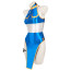 Street Fighter Chun Li Costume - Sexy Blue Gold Fighting Bodysuit Chun Li Cosplay
