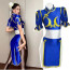 Street Fighter Chun Li Costume - Blue Fighting Dress Chun Li Cosplay