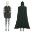 Marvel Dr. Doom Deluxe Costume - Green Vest Cloak Bodysuit Set Dr Doom Cosplay