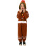 Kids Gingerbread Man Costume - Onesie Jumpsuit Gingerbread Cosplay