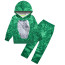 Kids Gorilla Tag Monke Costume - Green Hoodie Pants Mask Set Monke Cosplay