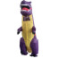 Purple Dino Inflatable Costume