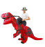 Riding T-Rex Inflatable Costume