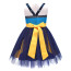 Girls K-Pop Demon Hunters Zoey Costume - Blue Tutu Dress Zoey Cosplay