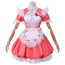Naraka: Bladepoint Kurumi Costume - Pink White Dress Kurumi Cosplay