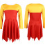 The Simpsons Lisa Costume - Red Dress Lisa Cosplay