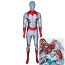 Titans Hawk Hank Hall Costume - White Red Bodysuit Hawk Cosplay