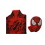 Spider-Man: Across the Spider-Verse Scarlet Spider Costume - Red Black Full Suit Mask Set Scarlet Spider Cosplay
