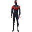 Spider-Man Into the Spider-Verse Miles Morales Battle Damage Suit Costume - Bodysuit Mask Spider Man Cosplay