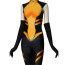 Vixen The Movie Mari McCabe Costume - Black Orange Bodysuit Vixen Cosplay
