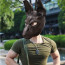 Black Dog Animal Mask Prop - Animal Black Dog Cosplay Costume Mask