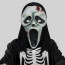 Scream VI Ghostface Mask - Crushed Ghostface Cosplay Costume Mask Prop