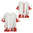 Naruto Shippuden White Red Flames Costume - Minato 4th Hokage Uniform T-Shirt Naruto Cosplay