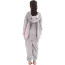 Kids Grey Long Ear Rabbit Costume - Onesie Jumpsuit Grey Long Ear Rabbit Cosplay