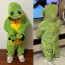 Kids Green Snake Costume - Onesie Jumpsuit Green Snake Cosplay