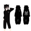 Sword Art Online Kazuto Kirigaya Costume - Black Onesie Jumpsuit Kazuto Kirigaya Cosplay