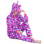 Kids Purple Scales Unicorn Costume - Onesie Jumpsuit Purple Scales Unicorn Cosplay